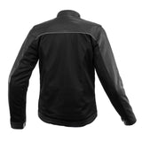 Komine JK-166 Leather Half Mesh Jacket
