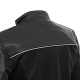 Komine JK-166 Leather Half Mesh Jacket
