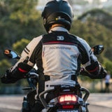 Komine JK-574 Full Year Touring Jacket-RAMA II (Black/Ivory)