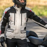 Komine JK-574 Full Year Touring Jacket-RAMA II (Black/Ivory)