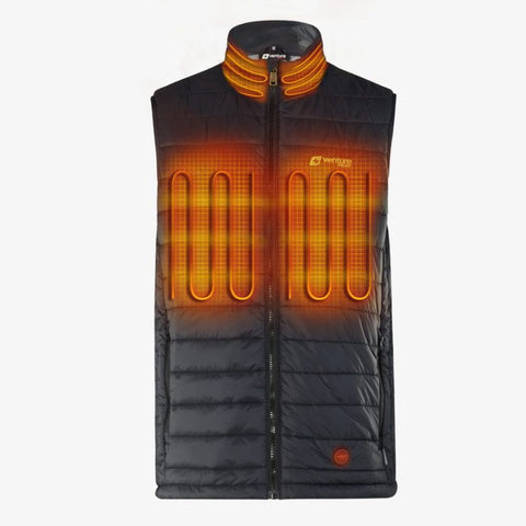 New – Men’s Roam 3.0 Heated Puffer Vest with HeatSync™ – Black