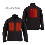 Men’s Delspring Soft Shell Battery Heated Jacket