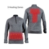 Men’s ZipT Battery Heated Thermal Base Layer Top