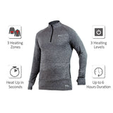 Men’s ZipT Battery Heated Thermal Base Layer Top